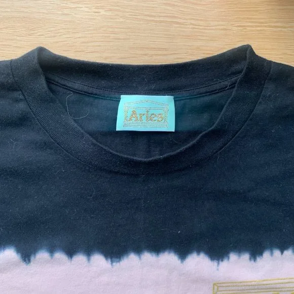 Aries Tie Dye Crew Neck T-Shirt - Picture 5 of 6